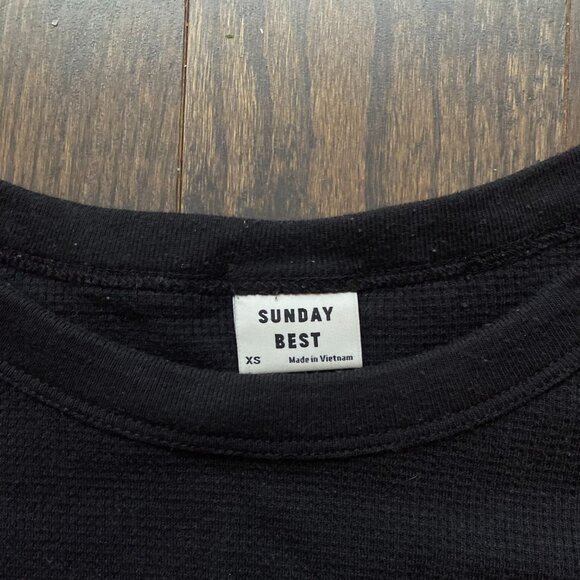 Sunday Best Baby Waffle Long Sleeve - Picture 2 of 2